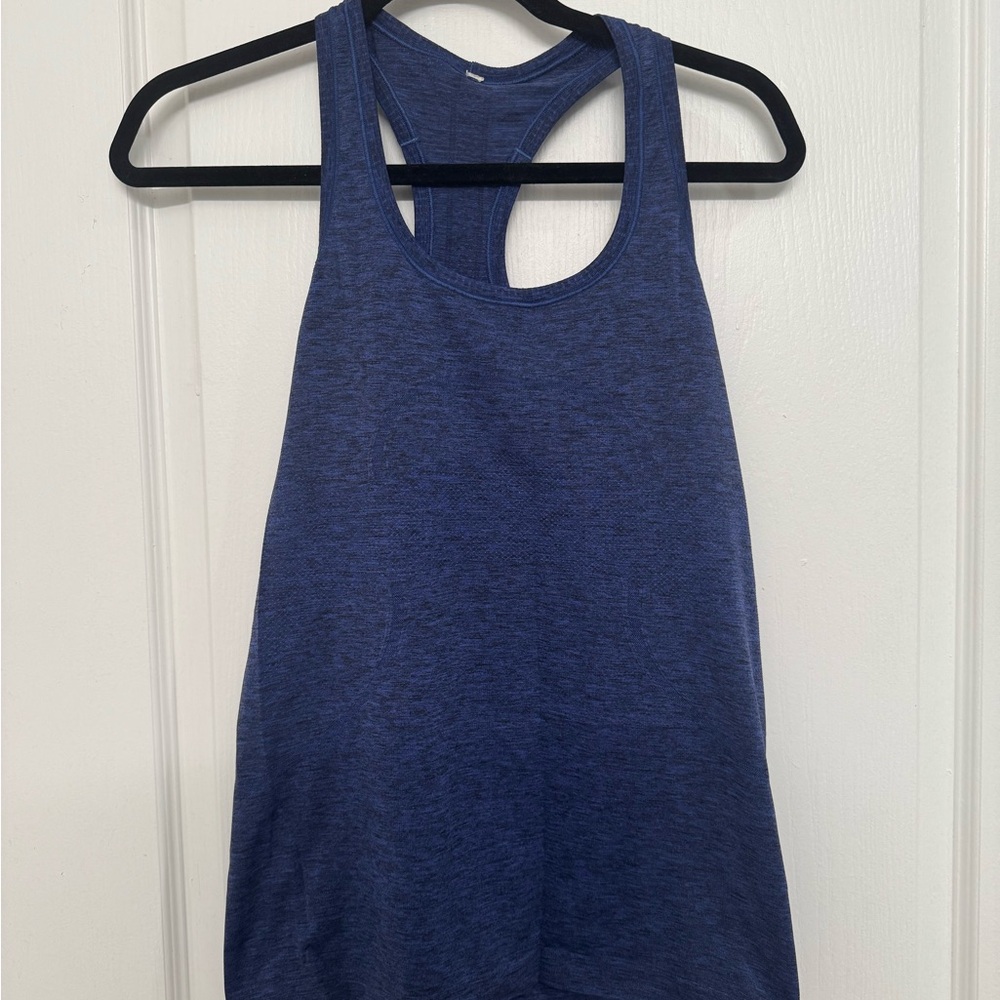 Lululemon Swiftly Tech - Heathered Blue, Size 10